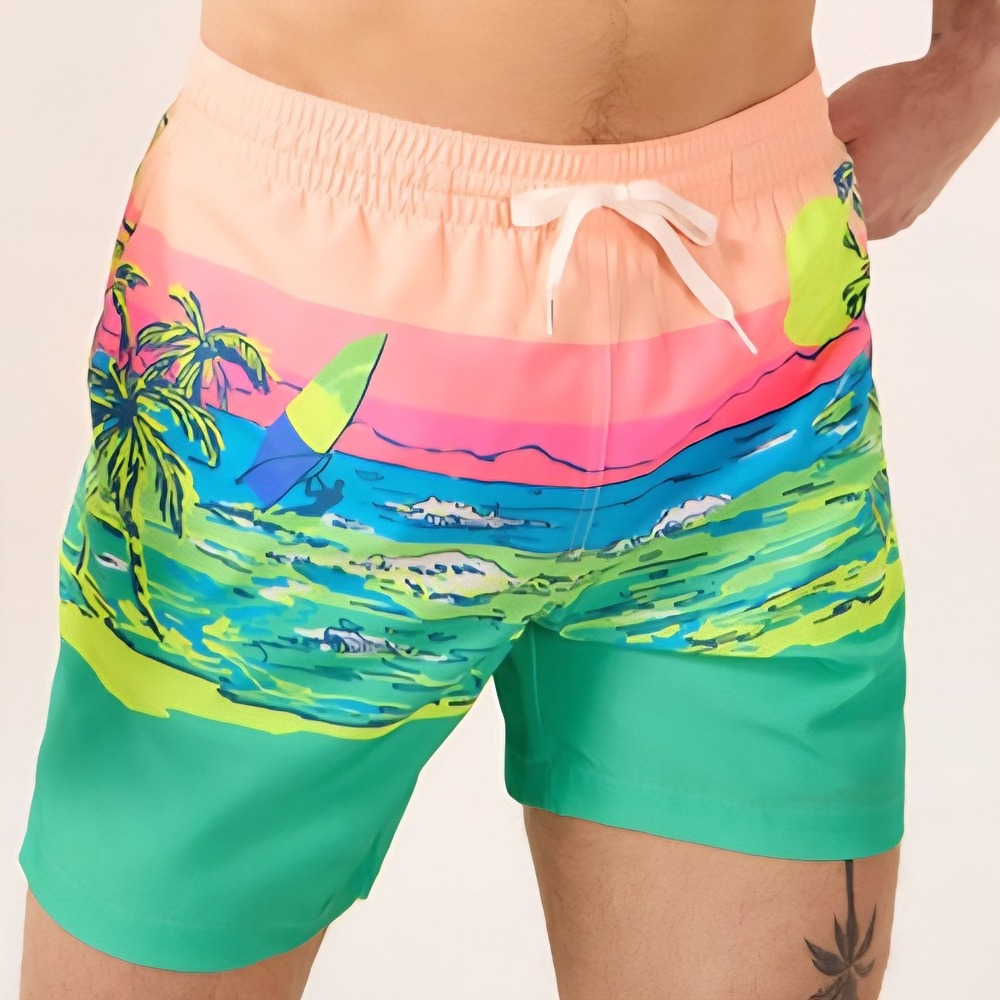 Chubbies The Coastals 5.5 Classic Swim Trunks Men XXL Tropical Sunset 109212-196